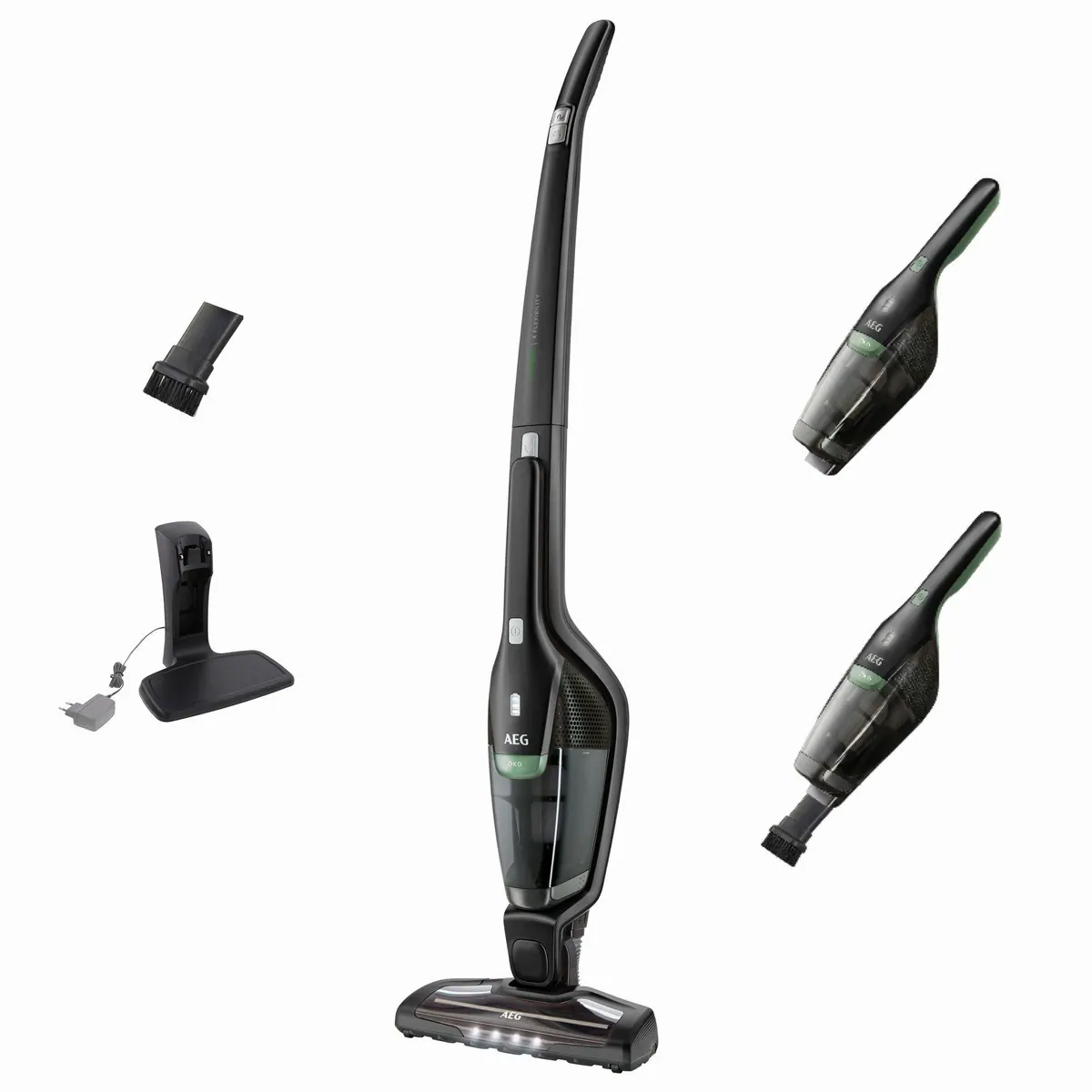 AEG CX7-2-45MÖ Akku-Hand- und Stielstaubsauger, 2in1-Funktion, 180°-EasySteer
