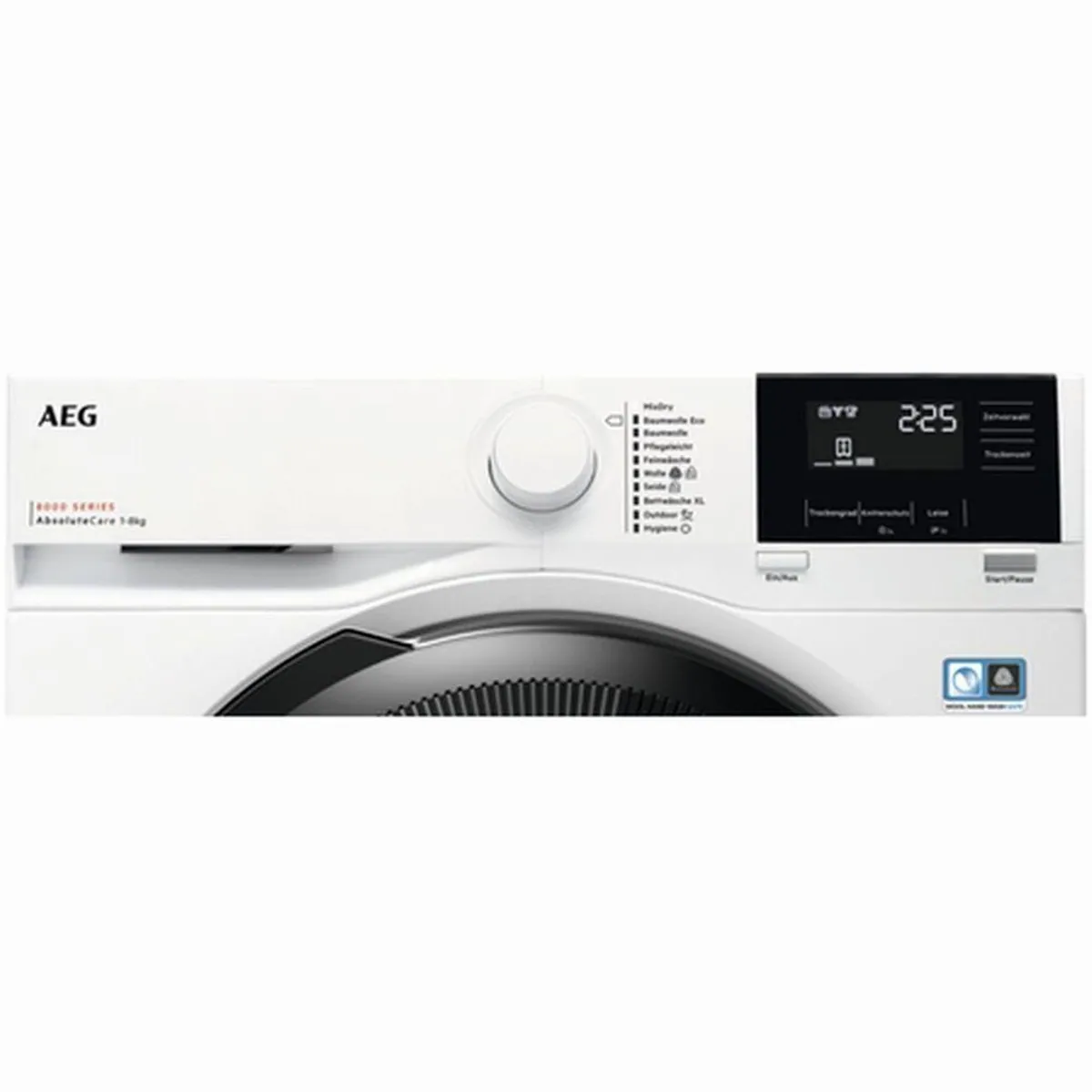 AEG TR8T60680 Wäschetrockner, Wärmepumpentechnologie, Hygienisches Programm, 8 kg Fassungsvermögen 2