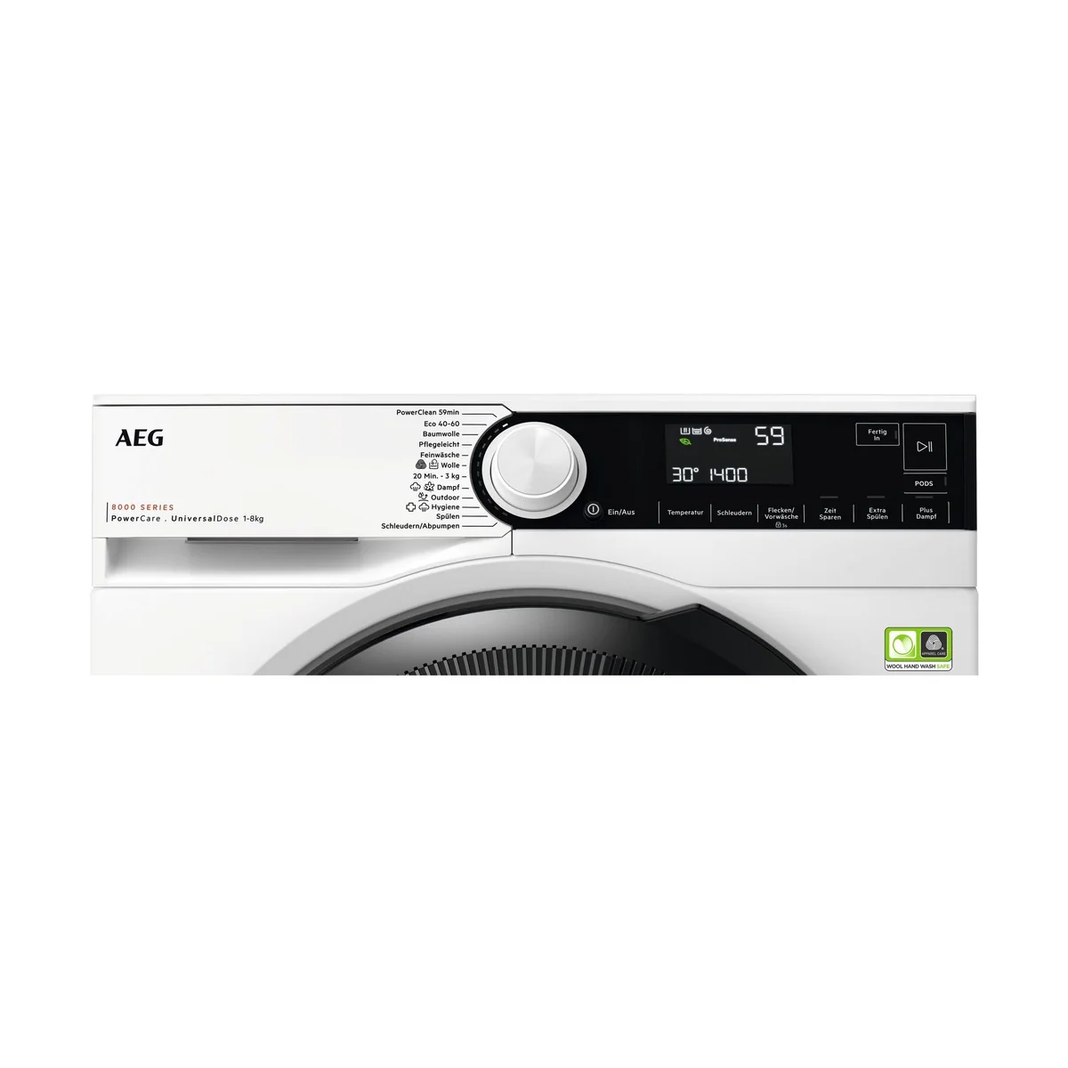 AEG Waschmaschine LR8E70480, energieeffizient, leiser Invertermotor, Nachlegefunktion 2