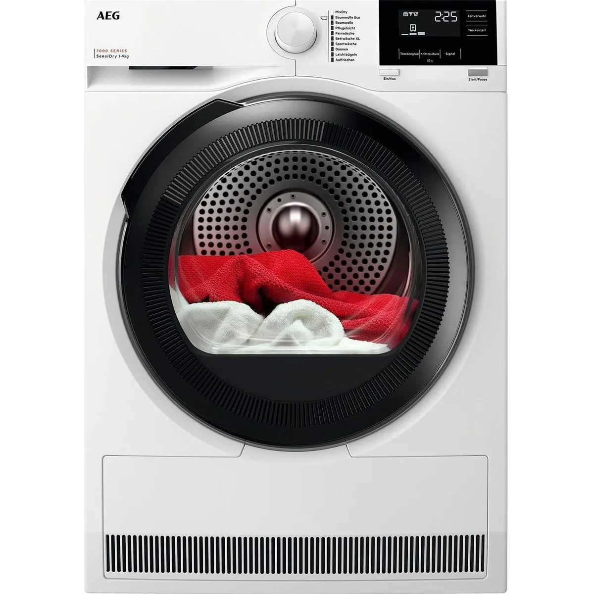 AEG Wärmepumpentrockner TR7T60690, energieeffizient, 9 kg Fassungsvermögen, Knitterschutz