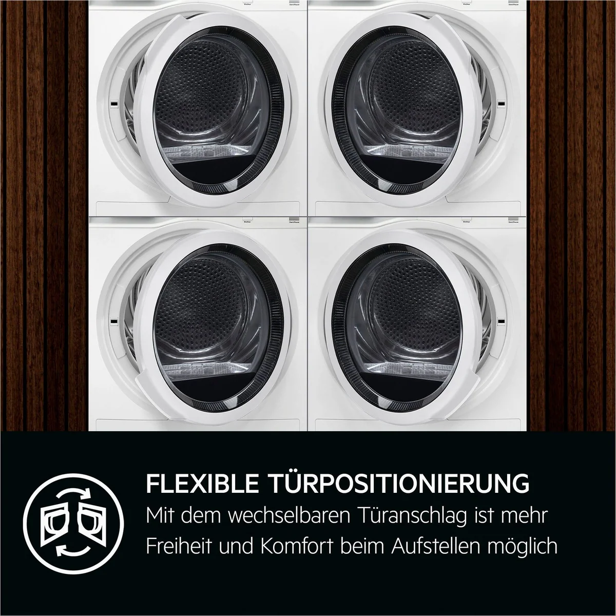 AEG Wärmepumpentrockner TR7T60690, energieeffizient, 9 kg Fassungsvermögen, Knitterschutz 4