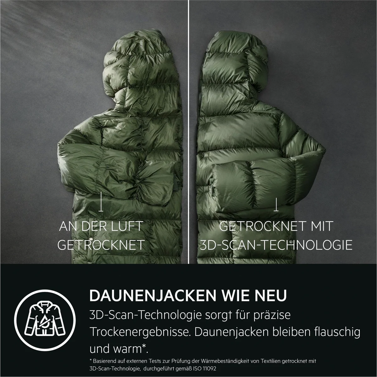 AEG Wärmepumpentrockner 9000 AbsoluteCare Plus TR9W75780, 3D-Scan-Technologie, schonende Trocknung 4