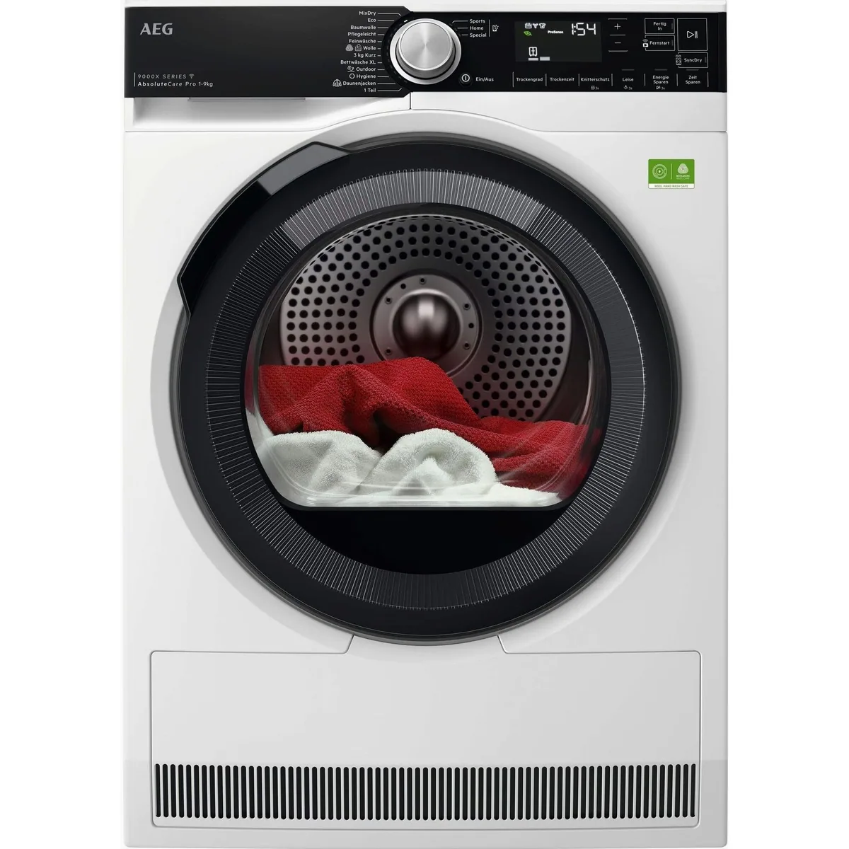 AEG Wärmepumpentrockner 9000 AbsoluteCare Plus, leise, effizient, raumschonend