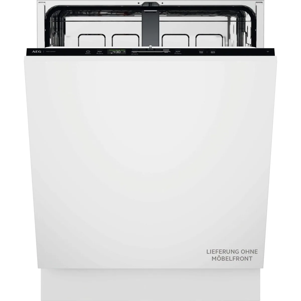 AEG V72GIB10SN Geschirrspüler, 60 cm, 8,4l Wasserverbrauch im Eco-Programm, WiFi-fähig