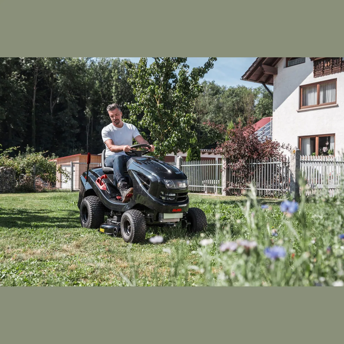 AL-KO Rasentraktor 15-93.2 HD-A Easy, 93 cm Schnittbreite, vielseitig einsetzbar 2