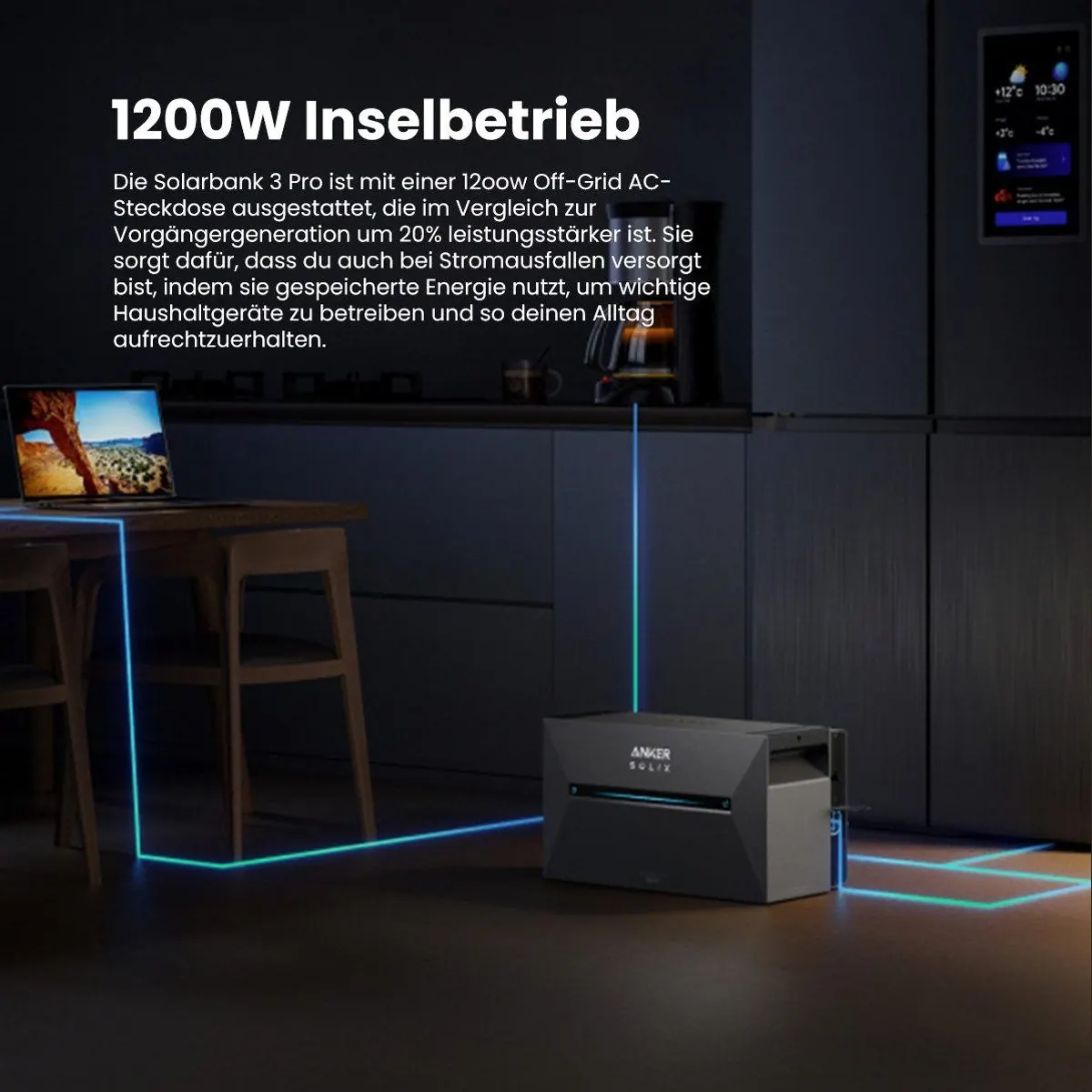 Anker SOLIX Solarbank 3 E2700 Pro, hohe Kapazität, erweiterbar, IP65 Schutz 4