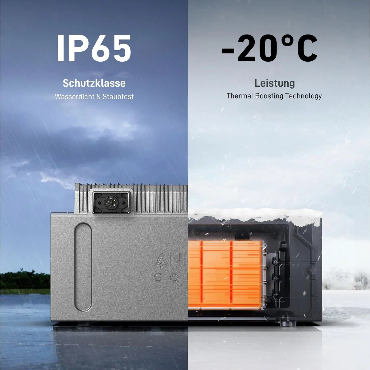 Anker SOLIX BP2700 Erweiterungsakku, anpassbare Kapazität, Allwetter-Schutz 3