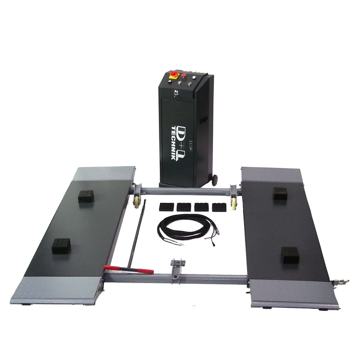Apex Mobile Scherenhebebühne 3500 kg, elektrische Entriegelung, integrierter Radsatz 2