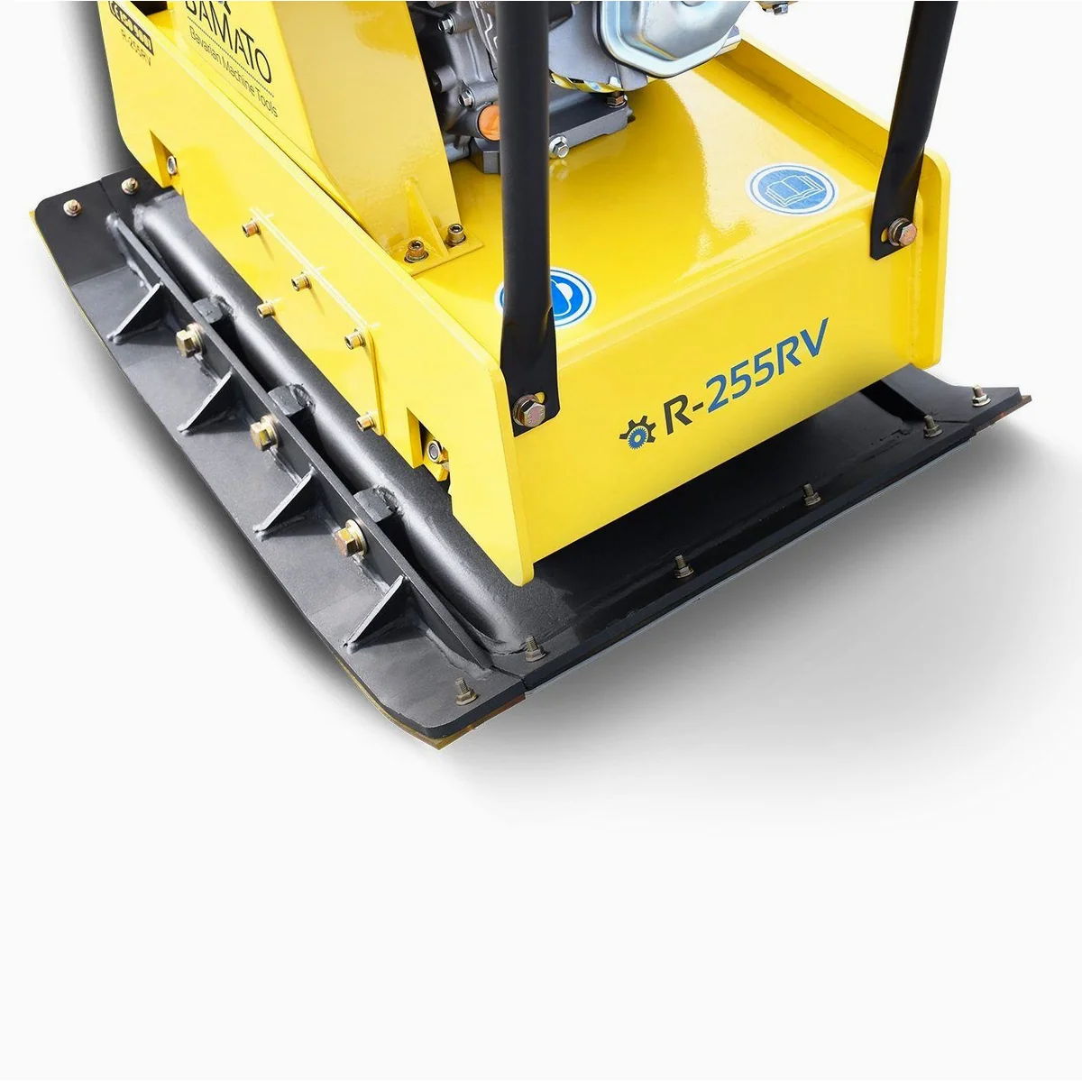 BAMATO Rüttelplatte R-255RV, 3750 vpm, 3-tlg., inklusive Gummimatte und Fahrwerk 5