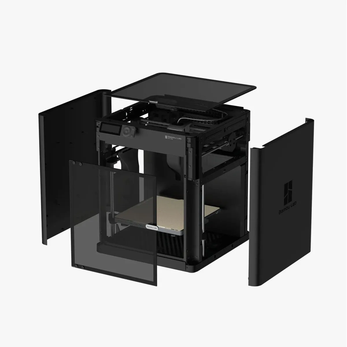 Bambu Lab P1S 3D-Drucker, Automatische Kalibrierung, Hohe Druckgeschwindigkeit, Integrierte Kamera 3