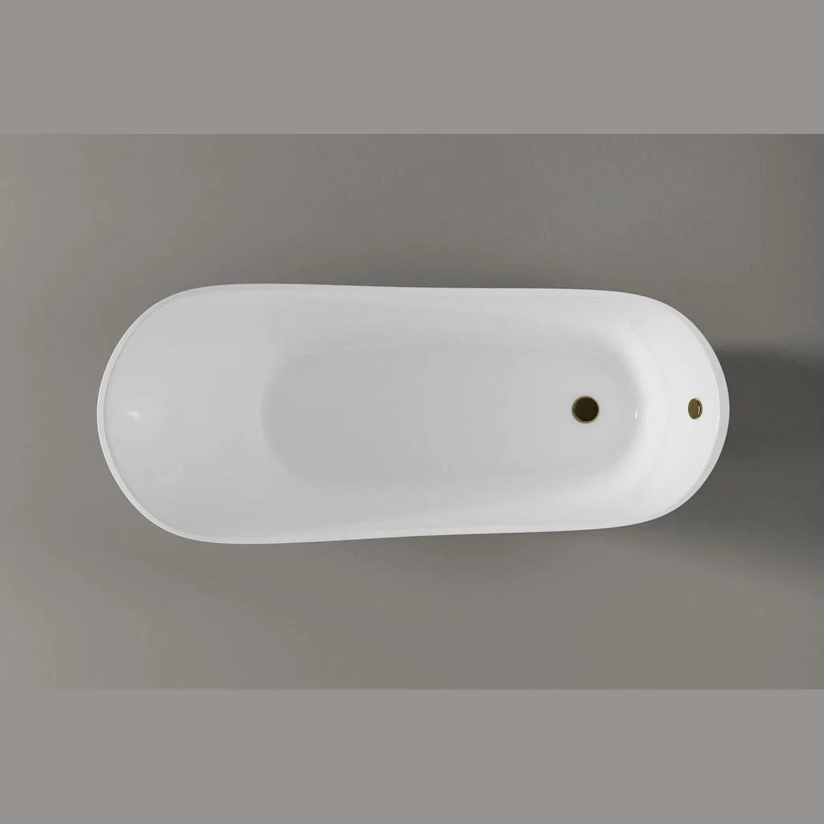 Bernstein PARIS PREMIUM Badewanne, freistehend, oval, Blattgold-Oberfläche 4