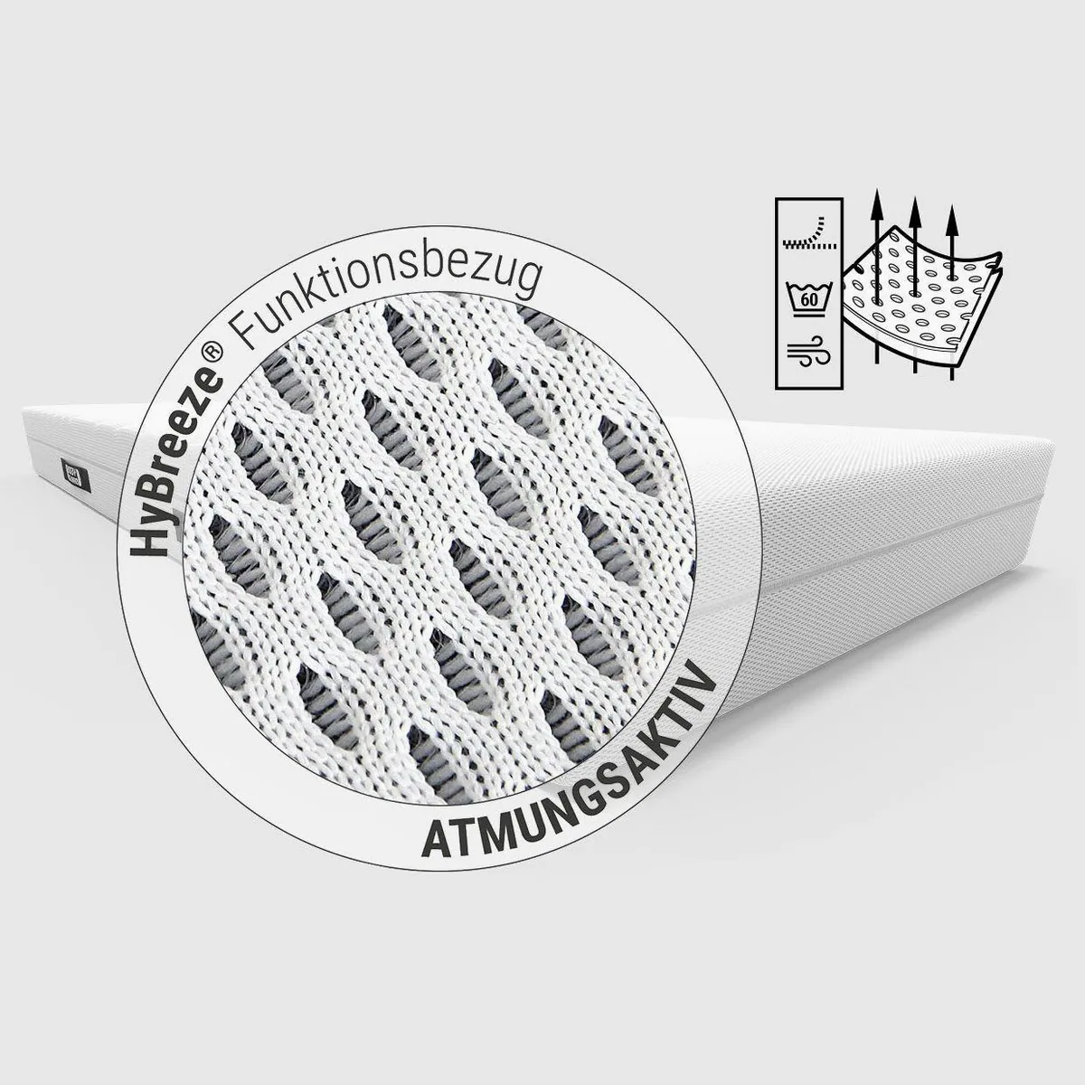 BODYGUARD Anti-Kartell-Matratze, 18,5 cm hoch, atmungsaktiver Funktionsbezug 4