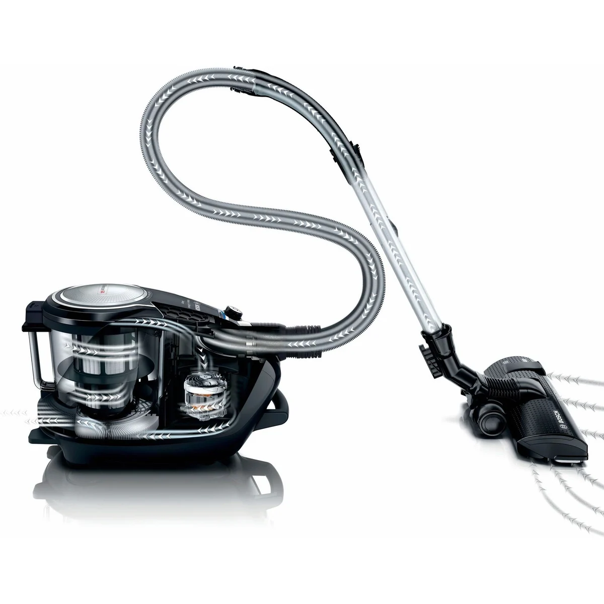 BOSCH Bodenstaubsauger Serie 8 ProSilence BGS7MS64, leise, hygienisch, beutellos 2