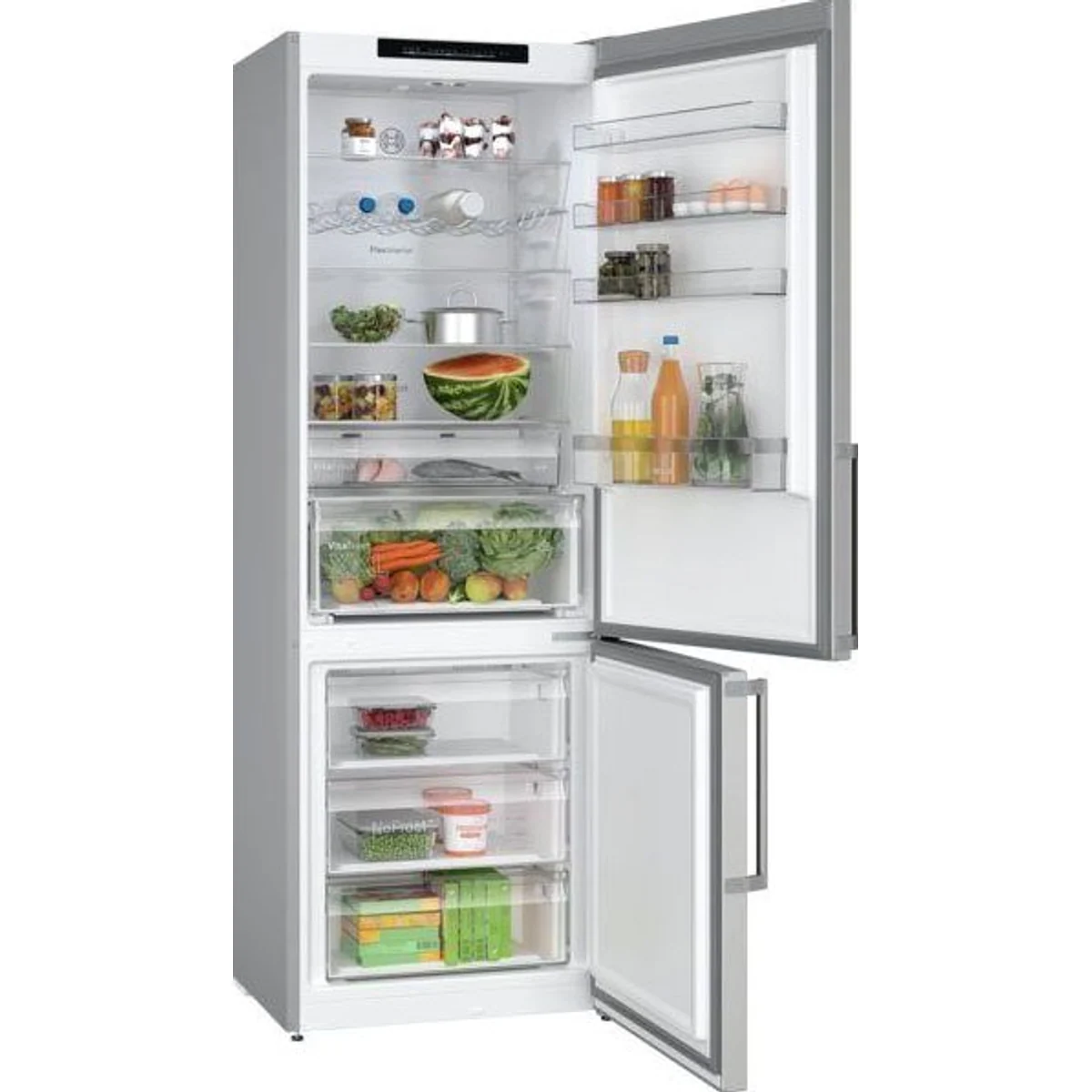 BOSCH Kühl-/Gefrierkombination KGN49VICT, No Frost, VitaFresh XXL, LED-Beleuchtung