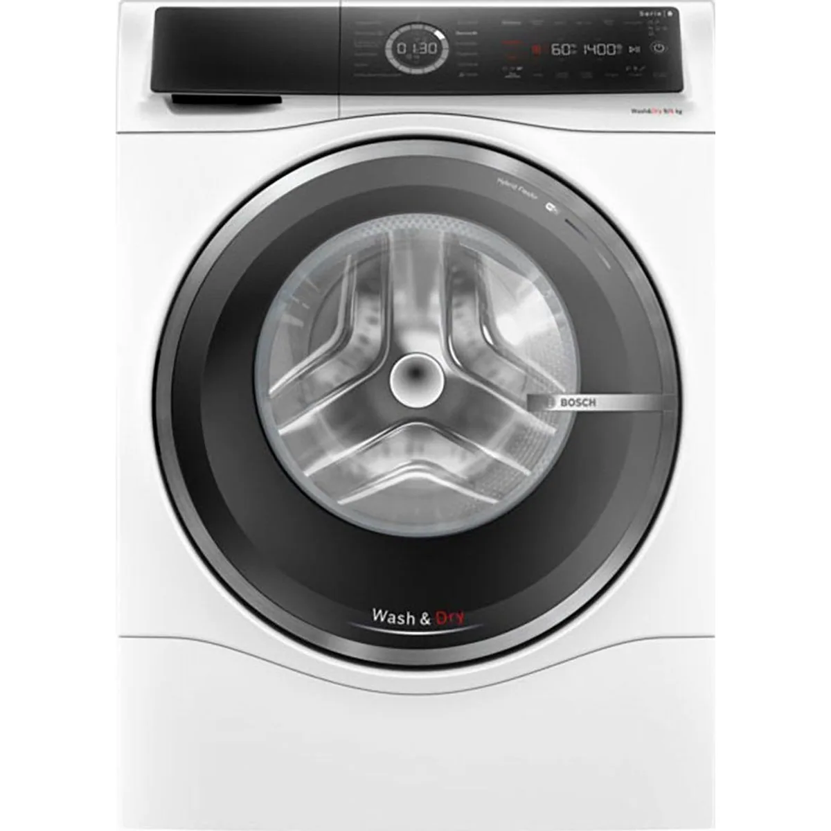 BOSCH Waschtrockner Serie 8 WNC244070, 9 kg, 6 kg, AquaStop, Auto Dry, Home Connect