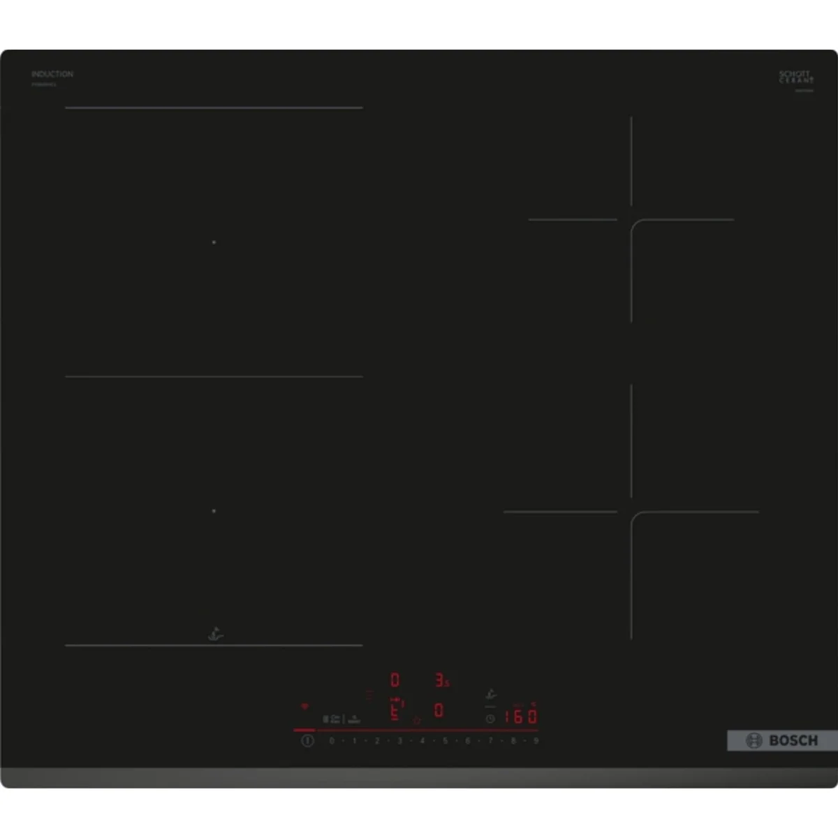 BOSCH Induktions-Kochfeld Serie 6 PVS63KHC1E, DirectSelect, Power Boost, 17 Leistungsstufen