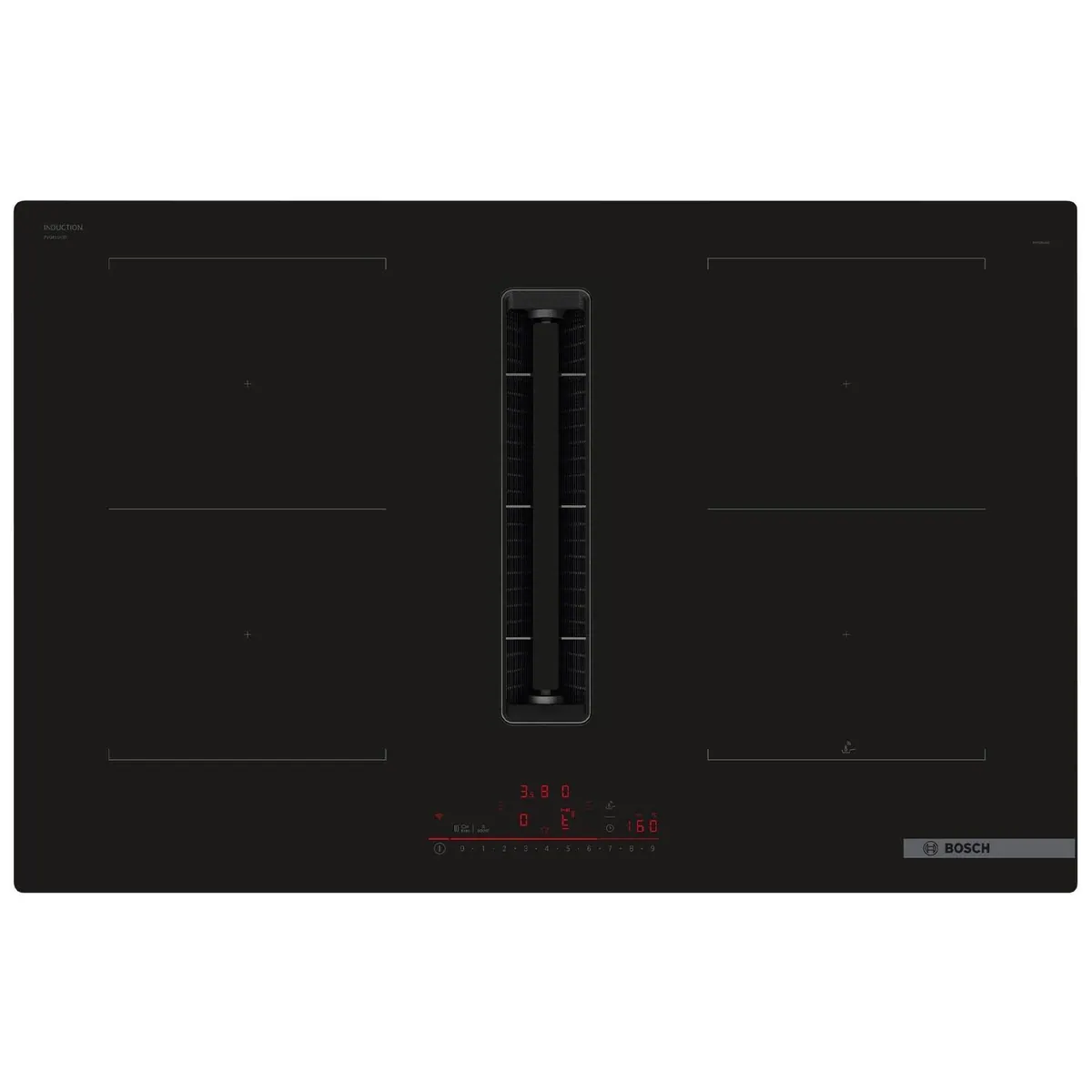 BOSCH PVQ811HGA7 Induktionskochfeld mit Dunstabzug, 4 Kochzonen, PowerBoost-Funktion 2