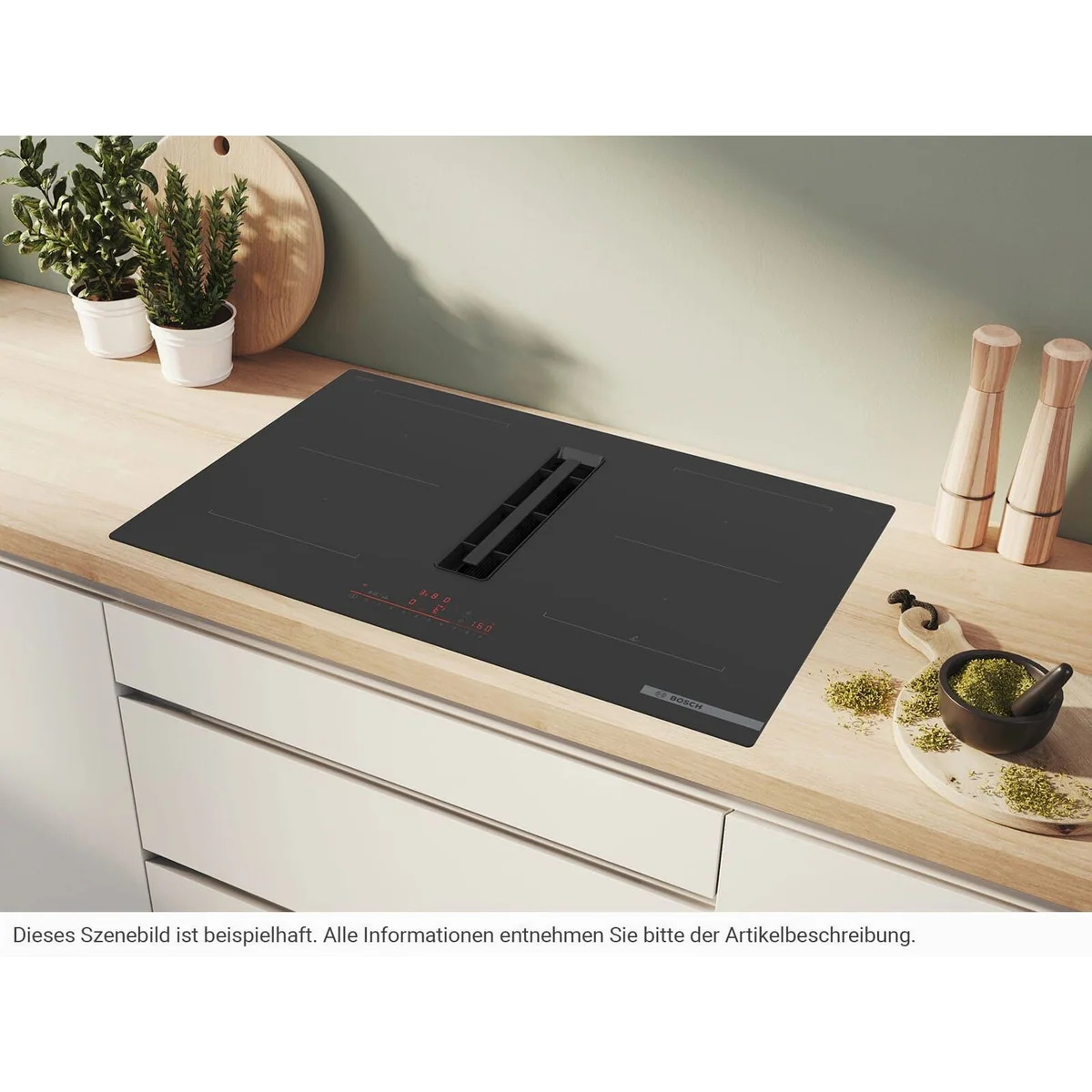 BOSCH PVQ811HGA7 Induktionskochfeld mit Dunstabzug, 4 Kochzonen, PowerBoost-Funktion 5