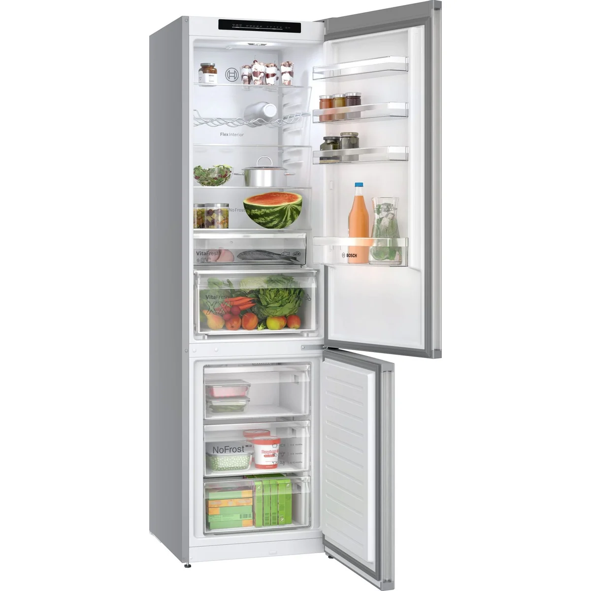 BOSCH Kühl-/Gefrierkombination KGN392LAG, VitaFresh XXL, Energieeffizienz A 2
