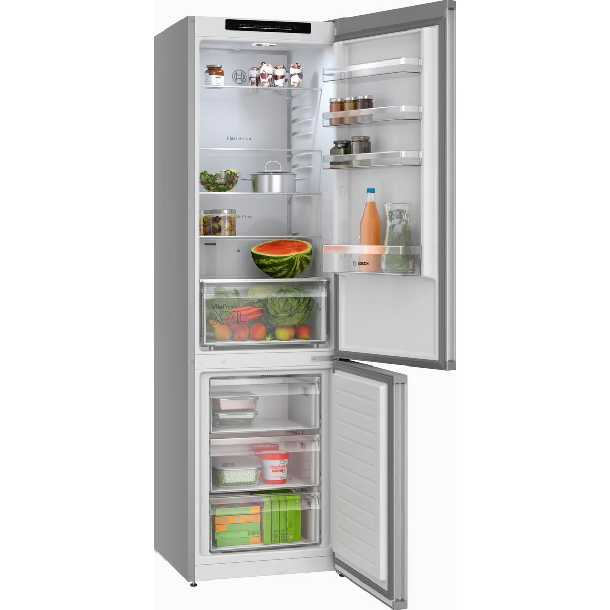BOSCH KGN392LCG Kühl-/Gefrierkombination, Total No Frost, VitaFresh XXL, 203 cm hoch 2