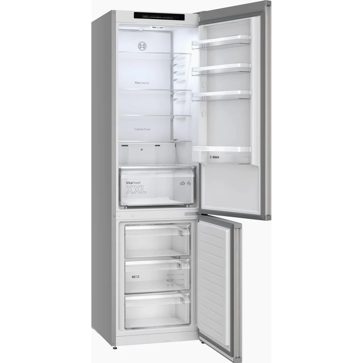 BOSCH KGN392LCG Kühl-/Gefrierkombination, Total No Frost, VitaFresh XXL, 203 cm hoch 3
