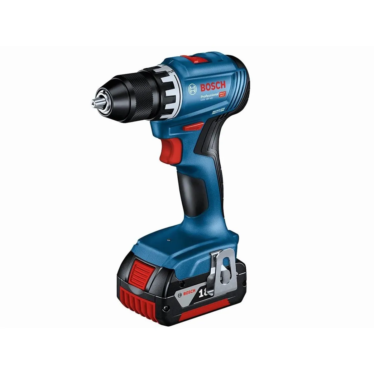 Bosch Professional Akku-Bohrhammer GBH 18 V-22 + GSR 18 V-45, kompakt, ergonomisch, leistungsstark 2