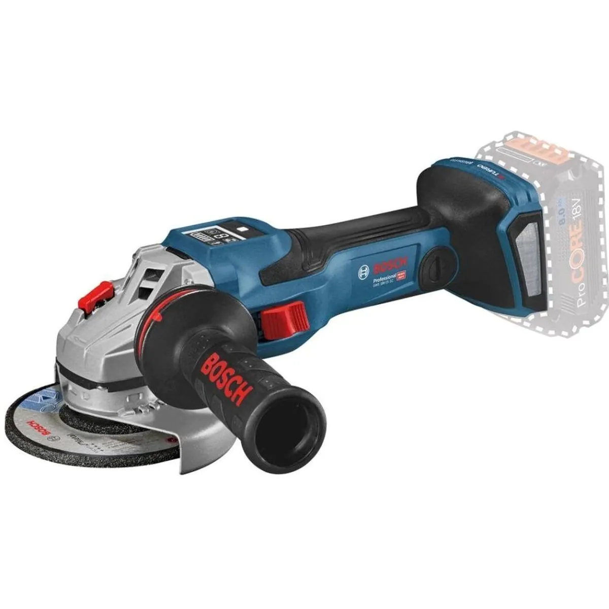 BOSCH BITURBO GWS 18V-15 SC, kabellose Leistung, kompaktes Design, hohe Sicherheit