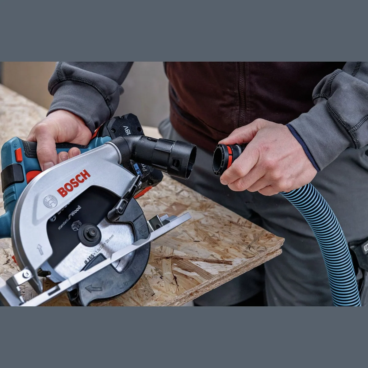 BOSCH GKS 18V-57-2 L Akku-Handkreissäge, präzise Schnitte, kabellos, leicht 3