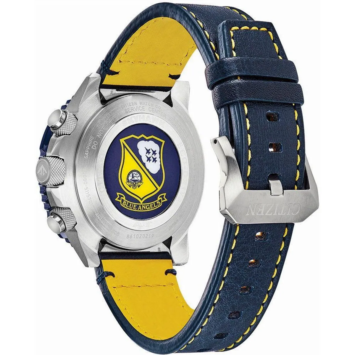 Citizen Funkchronograph Promaster Skyhawk, Solar, Lederarmband, Stoppfunktion 3
