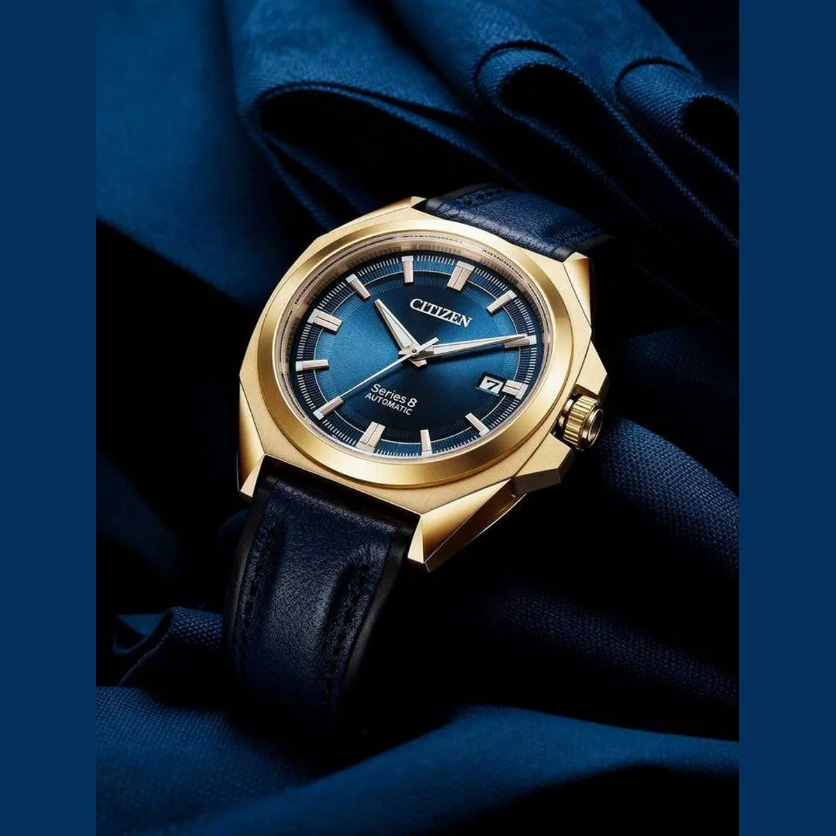Citizen NB6012-18L Series 8 Automatik Herrenuhr, 10 ATM wasserdicht, Saphirglas 3