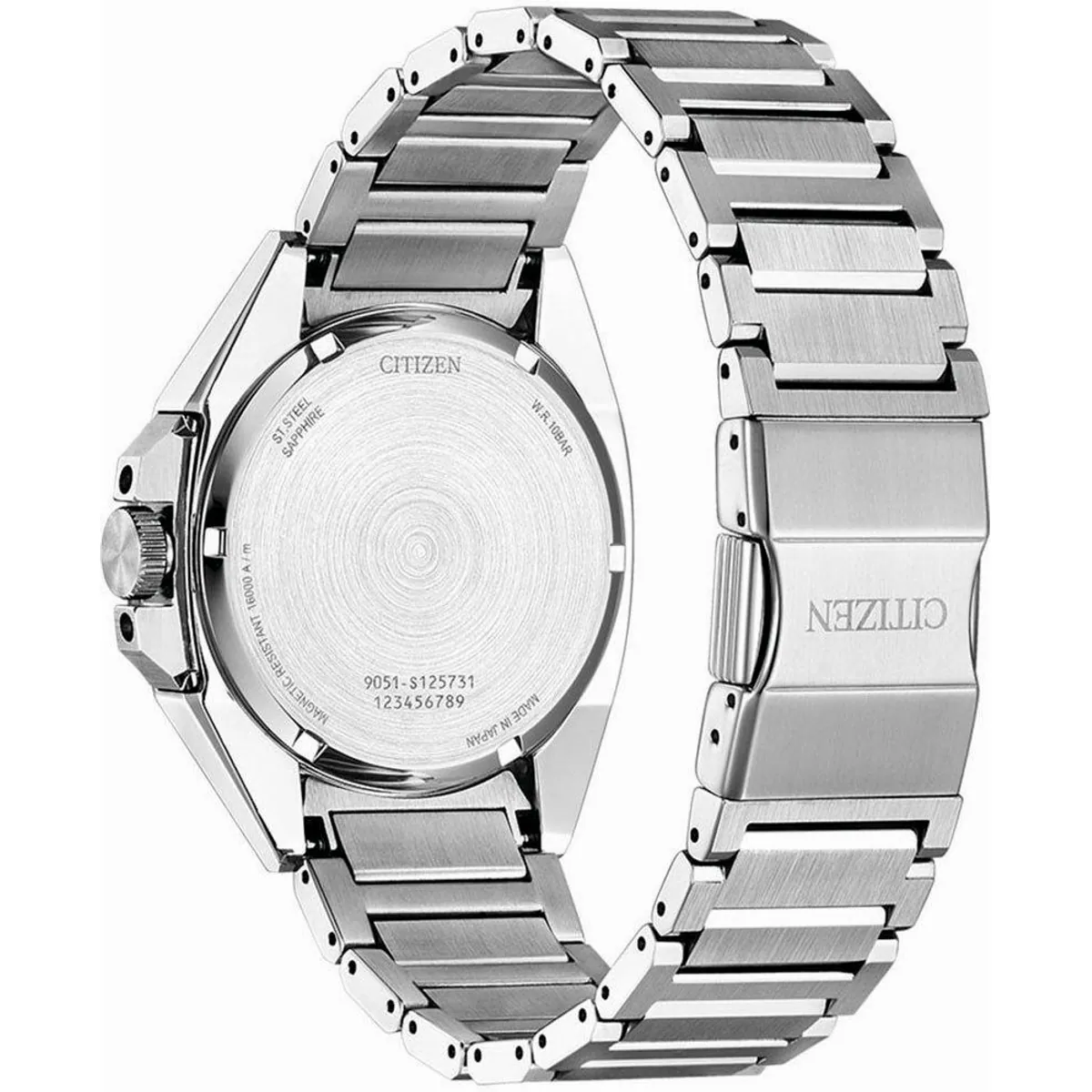Citizen Automatikuhr Series 8, Edelstahlarmband, Saphirglas, präzise Zeitmessung 3