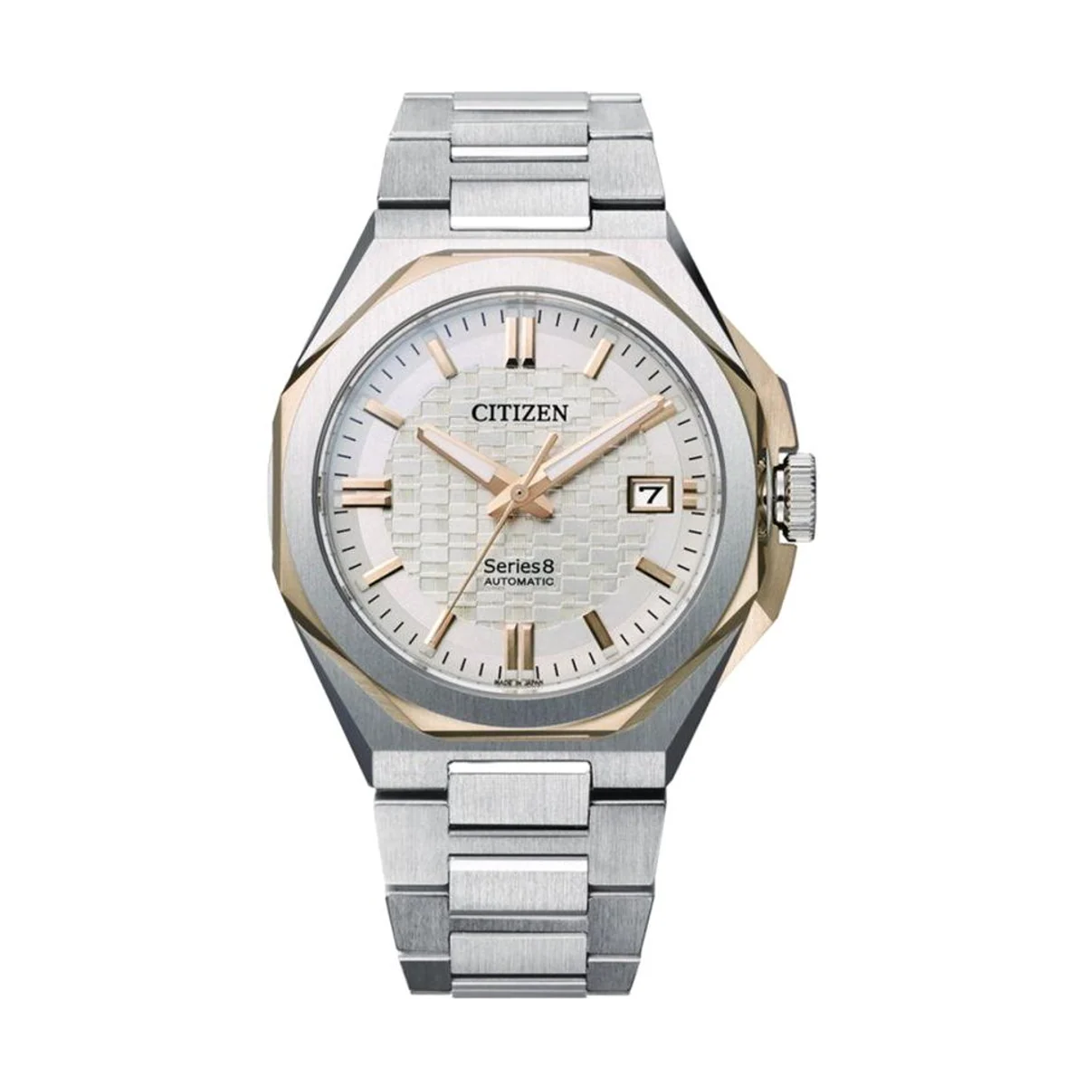 Citizen Series 8 Automatik NB6084-50A, bicolor Edelstahl, 100 m wasserdicht, mechanisches Kaliber 9051-24A