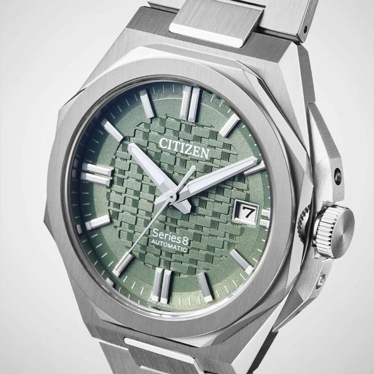 Citizen NB6080-51W Quarzuhr, mechanisches Werk, Saphirglas, 10 bar wasserdicht 3