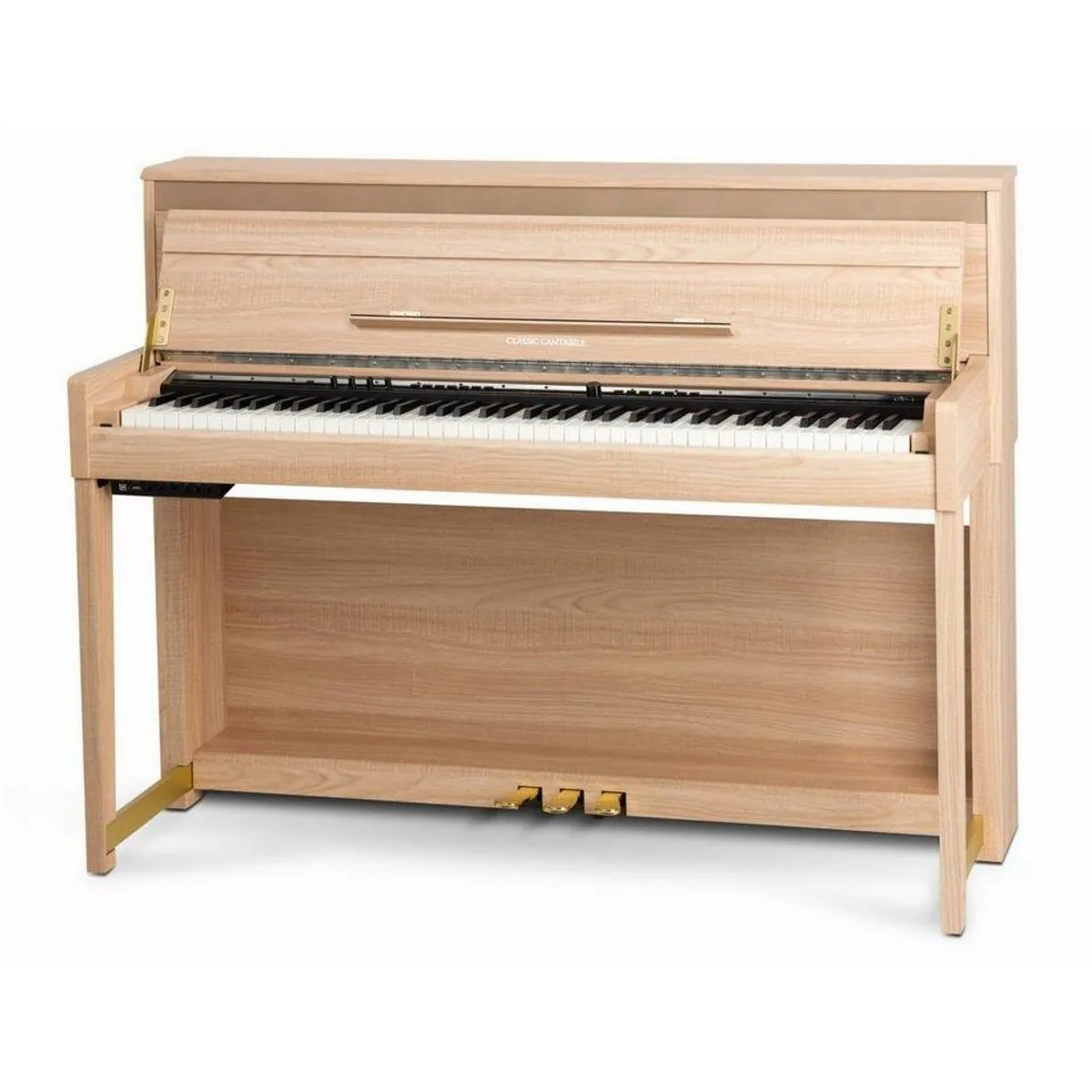 Classic Cantabile UP-1 Digitalpiano, 88 gewichtete Tasten, Twinova-Funktion — 40 Sounds, Multisampling, Druckpunktsimulation
