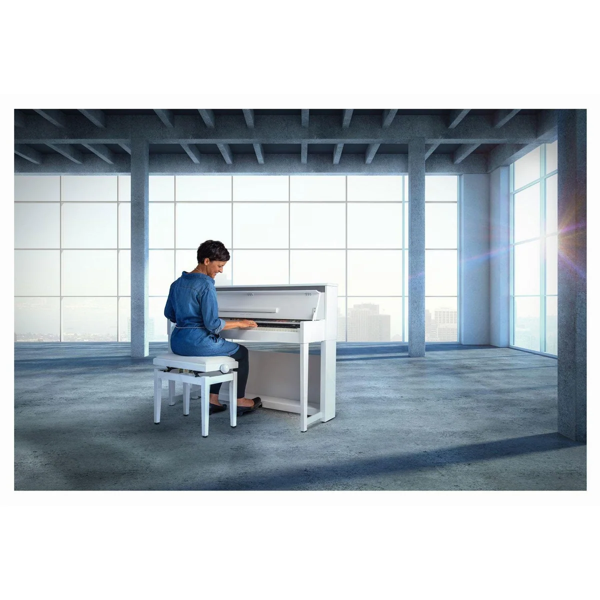 Classic Cantabile UP-1 Digitalpiano, 88 gewichtete Tasten, 40 Sounds, Twinova-Funktion 2