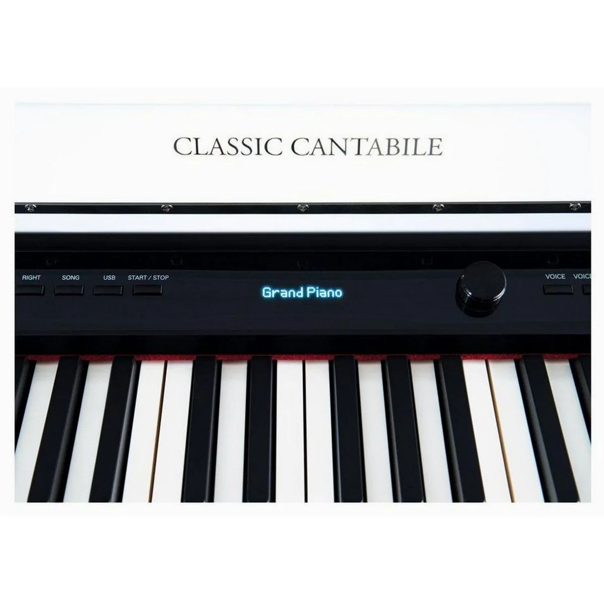 Classic Cantabile UP-1 WH Digitalpiano, 88 gewichtete Tasten, 40 Sounds — Twinova-Funktion, Multisampling, Druckpunktsimulation 4