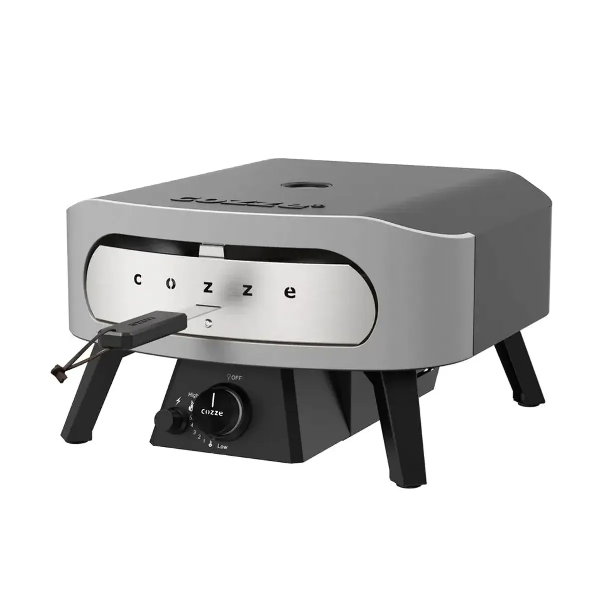 COZZE Gas-Pizzaofen Classic 13", 450°C Backtemperatur, tragbar 2