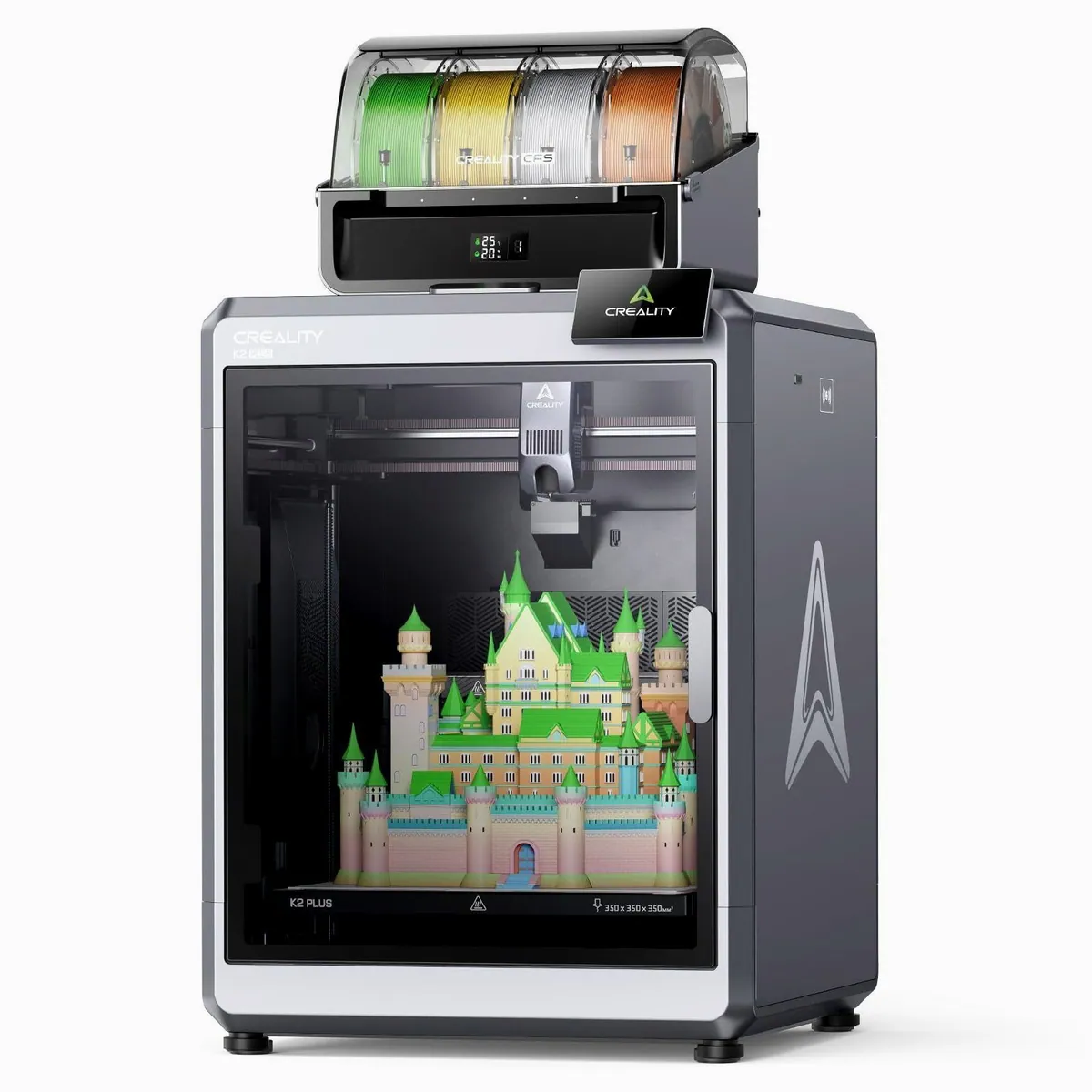 Creality 3D K2 Plus Combo, aktives Heizsystem, hohe Geschwindigkeit, 16-Farben-Druck