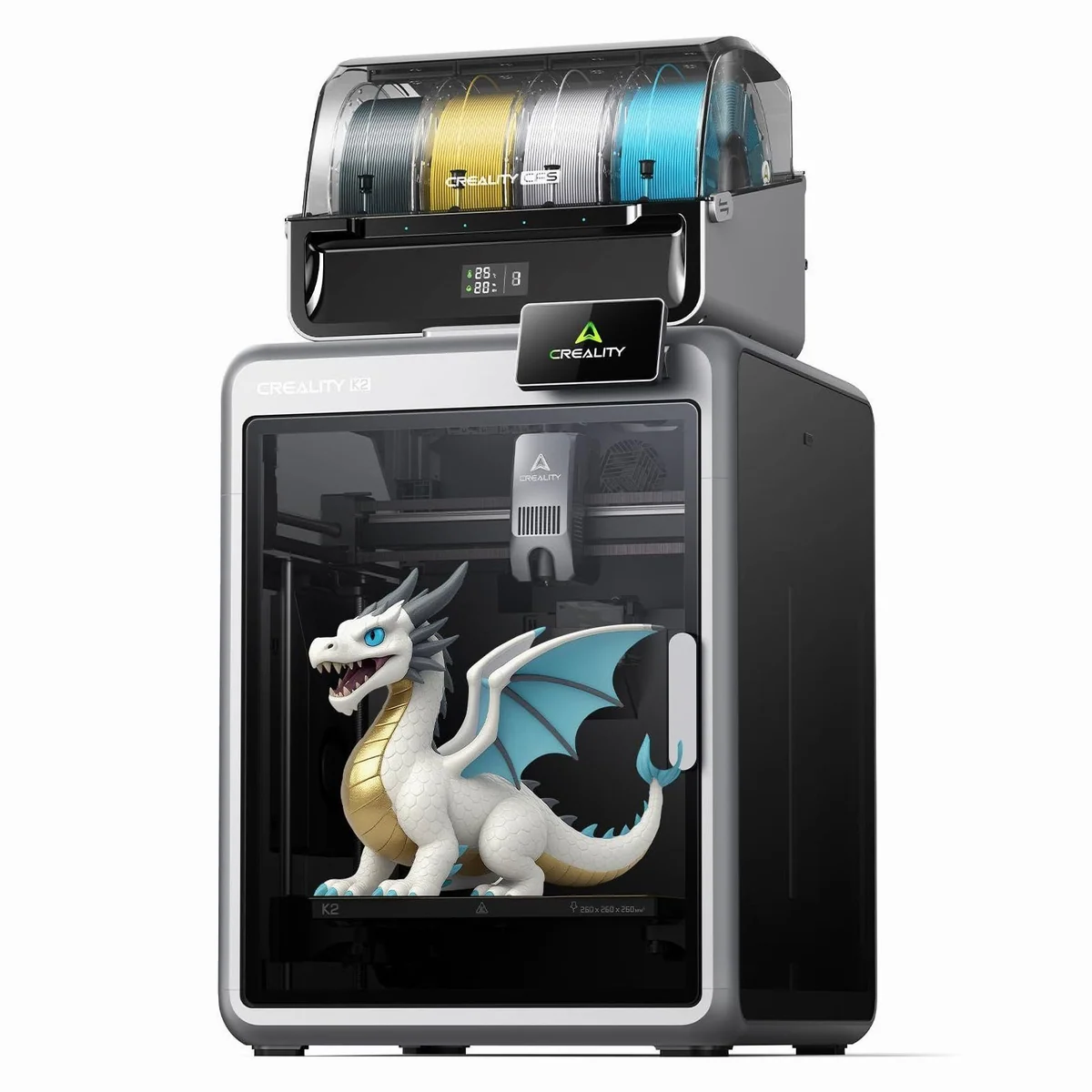 Creality 3D K2 Combo, 16 Farben Druck, 600 mm/s, KI-Kamera