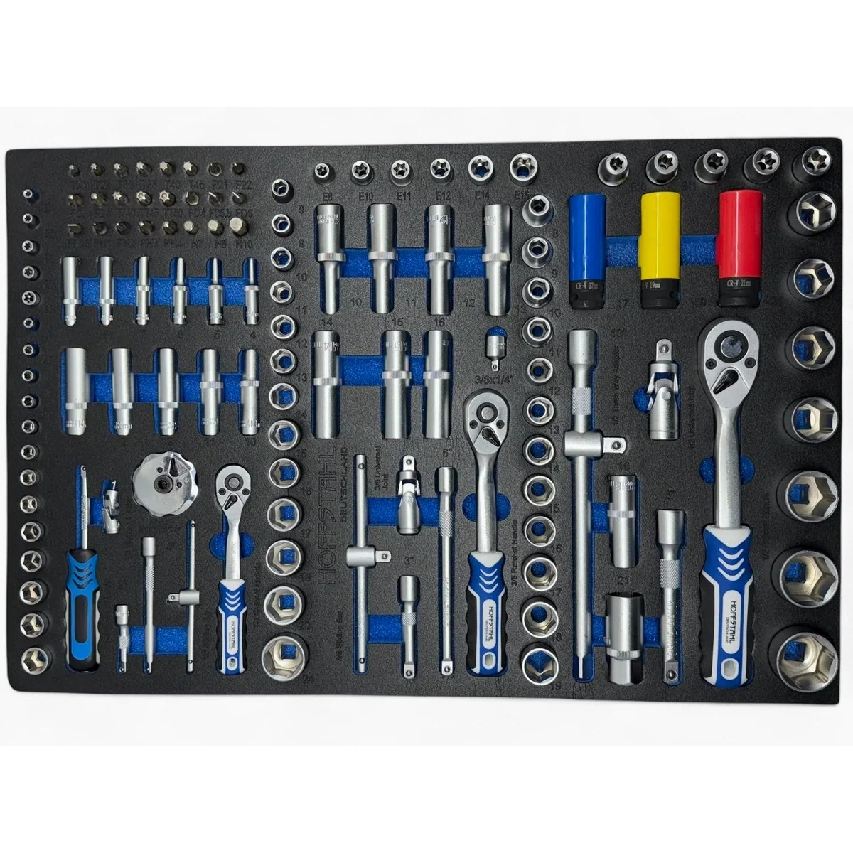 Daewoo Power Products Werkzeugwagen, 387-tlg. Werkzeugset, robust und mobil 2