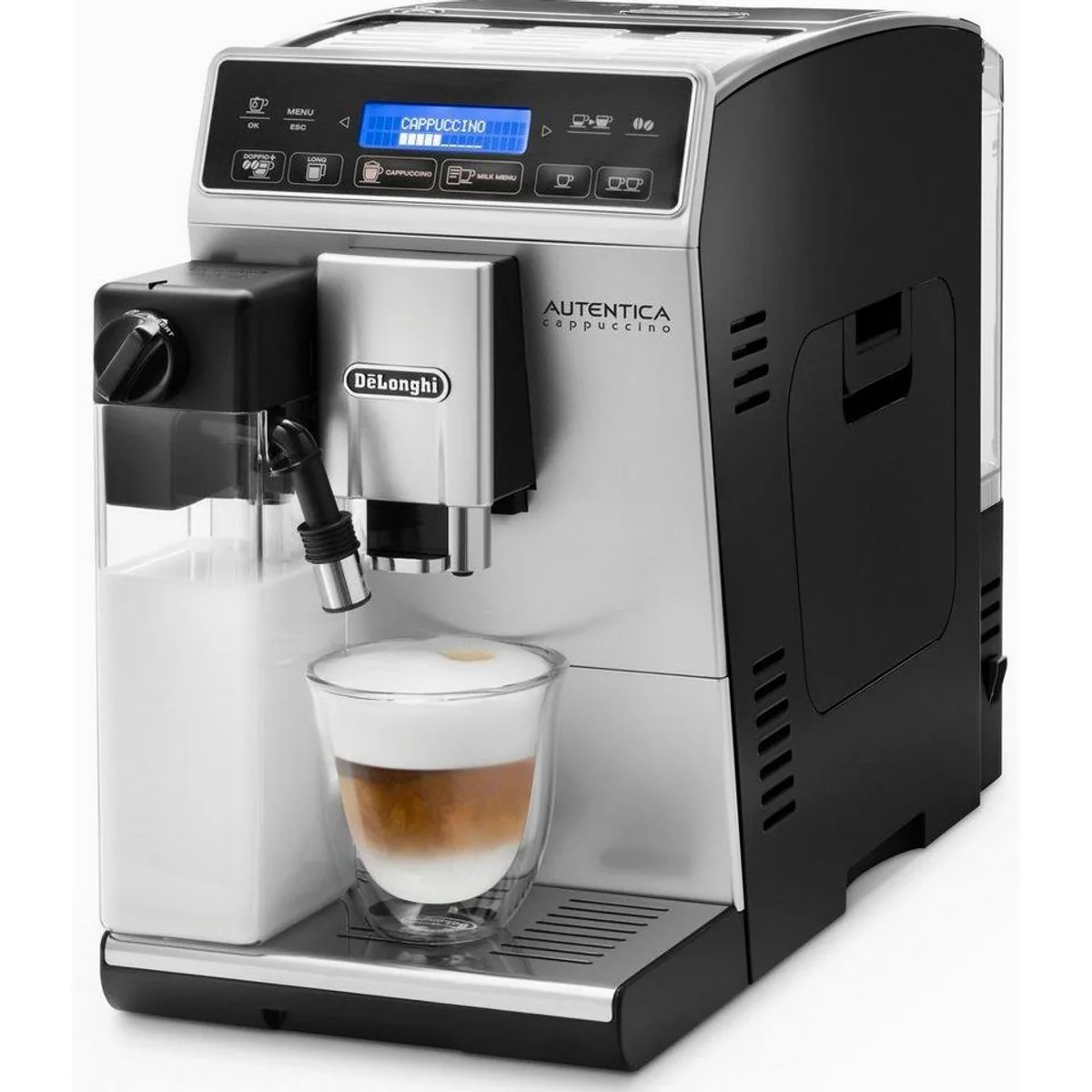 De'Longhi Autentica Cappuccino ETAM 29.660.SB, superkompakt, LatteCremaMilchsystem