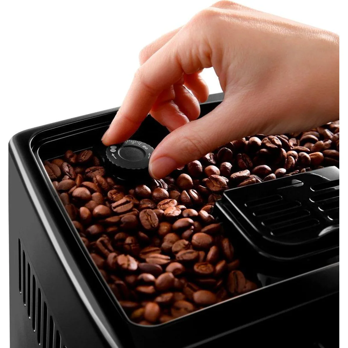 De'Longhi Kaffeevollautomat Dinamica ECAM356.57.B, 14 Getränke, Kannen-Funktion, Kegelmahlwerk 4