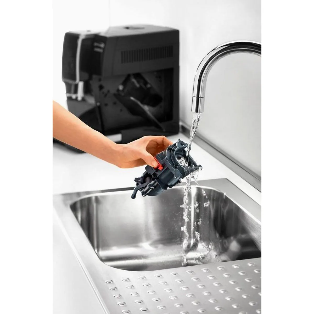 De'Longhi Kaffeevollautomat Dinamica ECAM356.57.B, 14 Getränke, Kannen-Funktion, Kegelmahlwerk 5