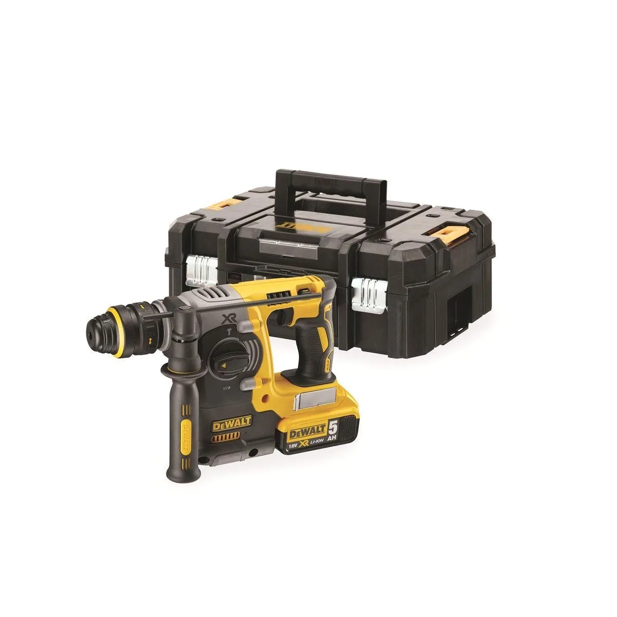 DeWalt Akku-Kombihammer DCH274P2T-QW, bürstenloser Motor, 2,1 Joule Schlagenergie