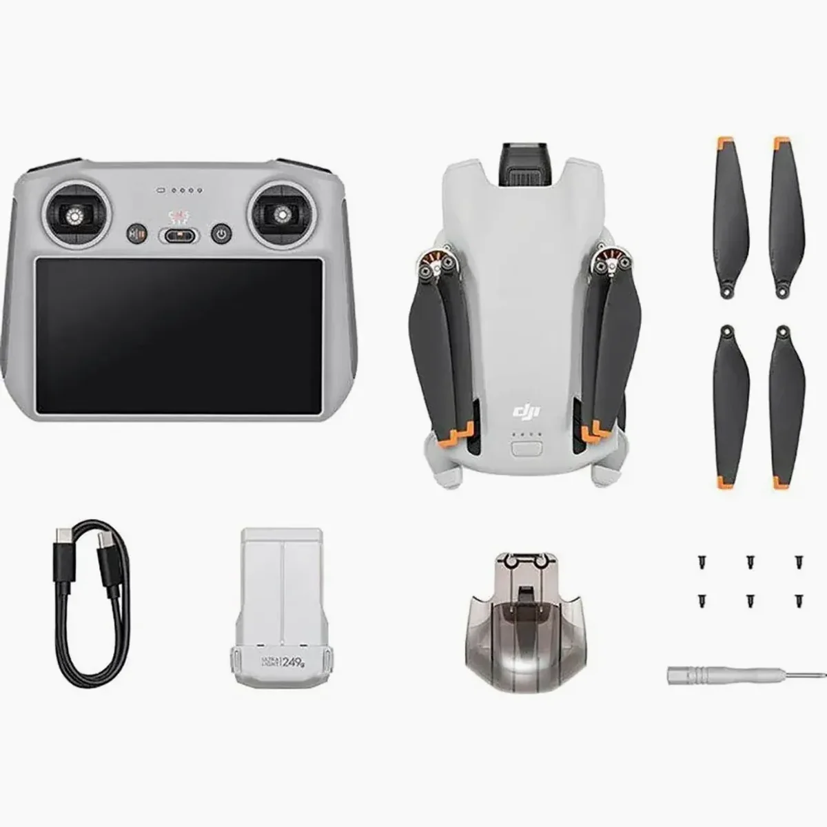 DJI Mini 3 Drohne, kompakt, 4K HDR Video, lange Flugzeiten
