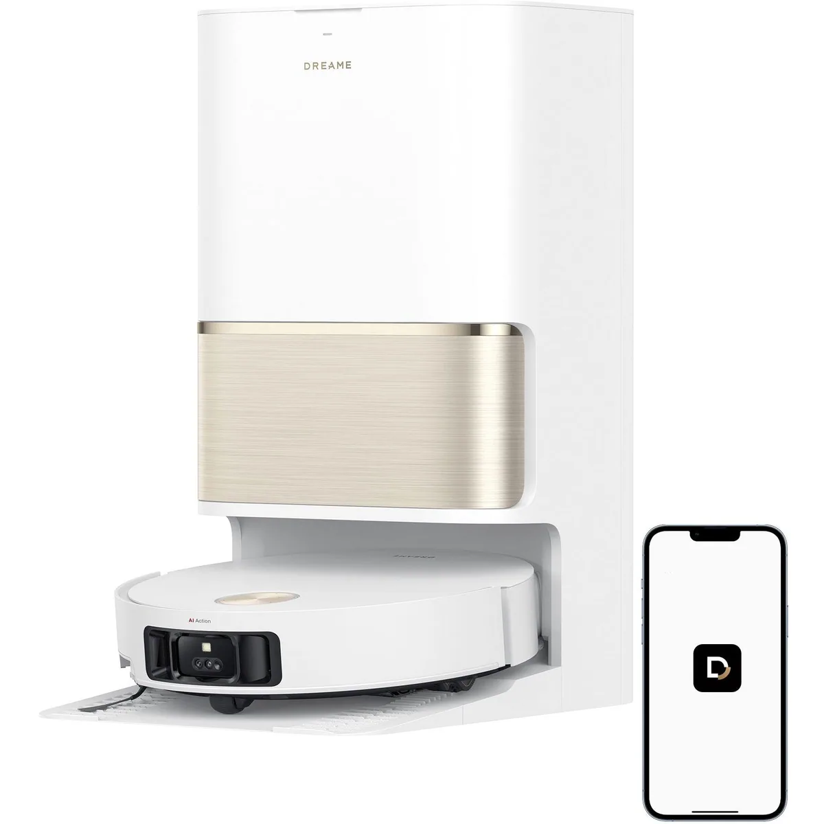 Dreame L50 Pro Ultra Saugroboter, 19.500 Pa Saugkraft, vollautomatische Basisstation