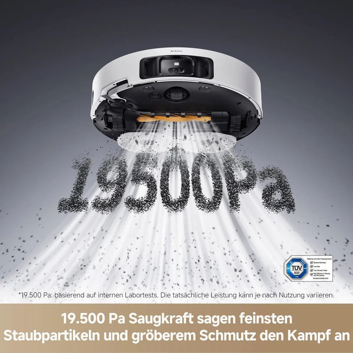 Dreame L50 Pro Ultra Saugroboter, 19.500 Pa Saugkraft, vollautomatische Basisstation 3