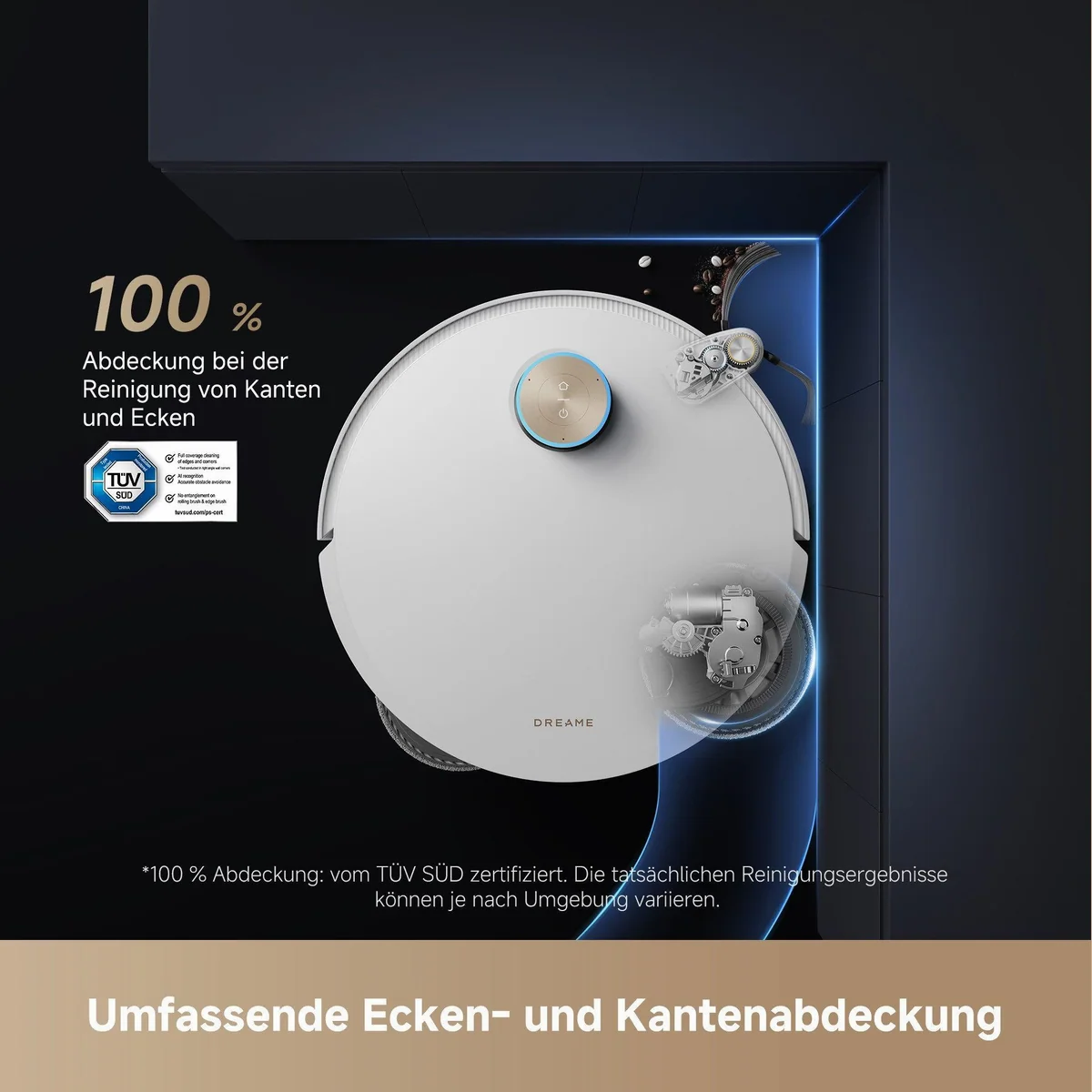 Dreame L50 Pro Ultra Saugroboter, 19.500 Pa Saugkraft, vollautomatische Basisstation 5