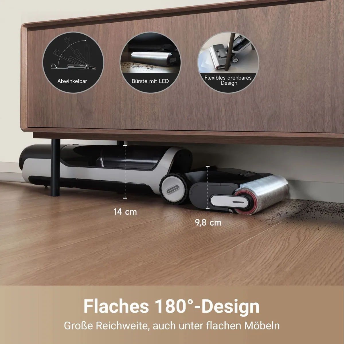 Dreame H14pro Nass-Trocken-Sauger, 18.000 Pa Saugkraft, 180° Reinigung 4