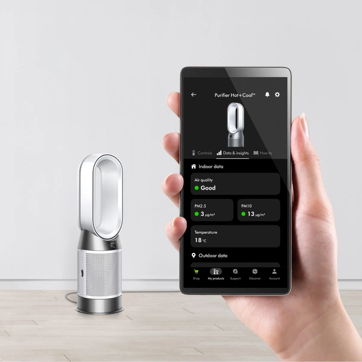 DYSON Purifier Hot+Cool HP1, Luftreiniger & Heizlüfter, app-gesteuert 5